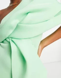 ASOS DESIGN Petite - Vestito Midi A Tubino Verde Chiaro Con Cut-out -Vendite ASOS Maternity || RIVER ISLAND || Monki 202828513 3