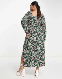ASOS DESIGN Curve - Vestito Da Giorno Midi A Fiorellini Con Coppe -Vendite ASOS Maternity || RIVER ISLAND || Monki 203822671 3