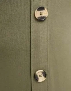 ASOS DESIGN Curve - Vestito Da Giorno Midi Kaki Con Bottoni E Maniche Con Volant -Vendite ASOS Maternity || RIVER ISLAND || Monki 204161074 3