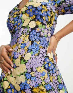 Nobody's Child - Delilah - Vestito Midi A Fiori Misti -Vendite ASOS Maternity || RIVER ISLAND || Monki 204237057 3