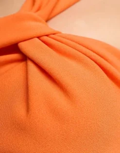 Forever New Petite - Vestito Midi Monospalla Color Mandarino -Vendite ASOS Maternity || RIVER ISLAND || Monki 204337490 4