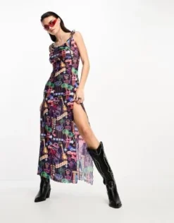 Easy Tiger - Desert Disco - Vestito In Rete Con Spalline Sottili -Vendite ASOS Maternity || RIVER ISLAND || Monki 204606567 3