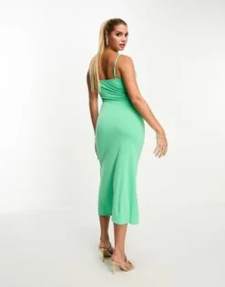 Vero Moda - Vestito Midi Fasciante Arricciato Color Menta -Vendite ASOS Maternity || RIVER ISLAND || Monki 204642326 3