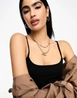 ASOS DESIGN - Vestito Midi Con Spalline Sottili Nero Senza Cuciture -Vendite ASOS Maternity || RIVER ISLAND || Monki 204900280 3